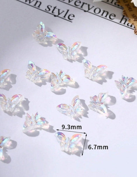 Pearl & 3D Hair Rhinestone Stickers - 1 Sheet