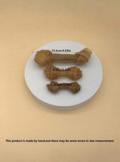 Pet Chewing Toy Bone Shape 3 Pieces
