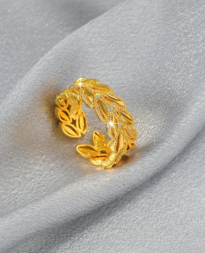 Adjustable Gold Open Ring