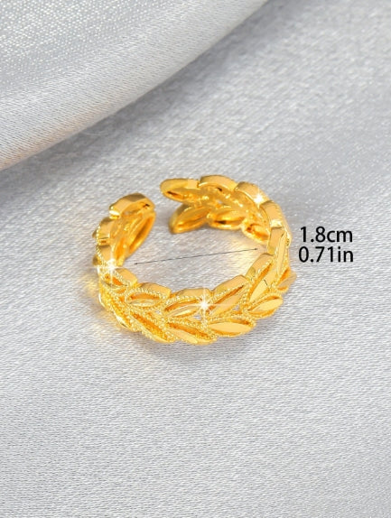 Adjustable Gold Open Ring