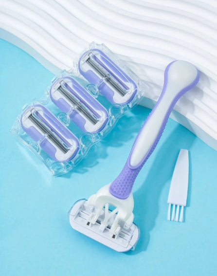 1 piece handle for hair removal and 4 pieces replacement heads