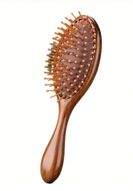 1pc Sandalwood Bamboo Hair Brush