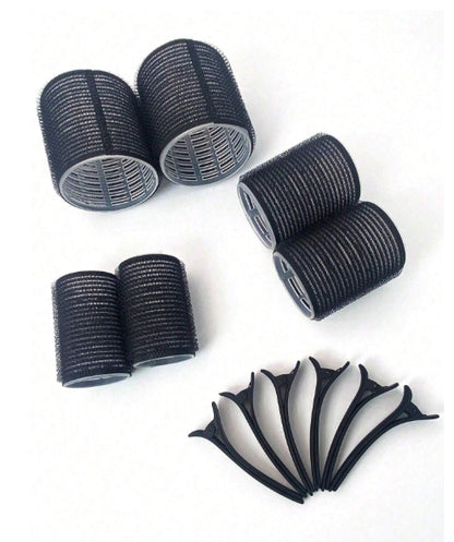 12pcs Fluffy Spiral Hair Rolls