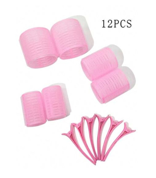 12pcs Fluffy Spiral Hair Rolls
