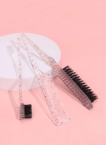 3pcs Shiny Hair Styling Comb Set