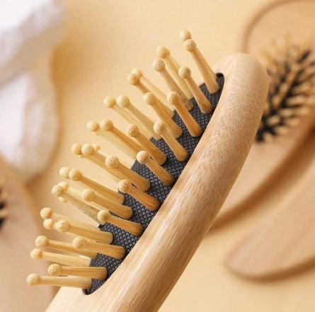 Portable Mini Wooden Hairbrush