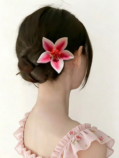 Floral Petal Hair Clip