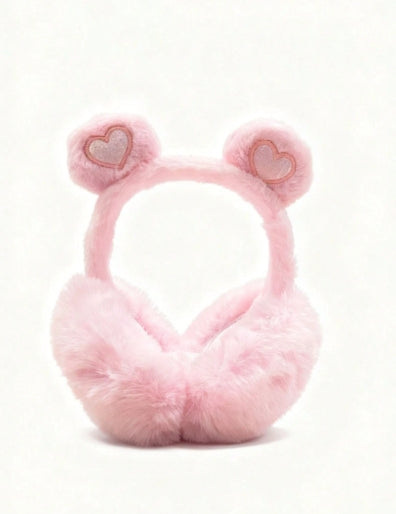 1pc Foldable Earmuff Heart Design