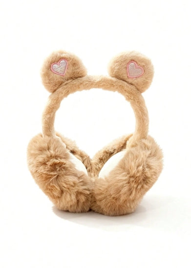 1pc Foldable Earmuff Heart Design
