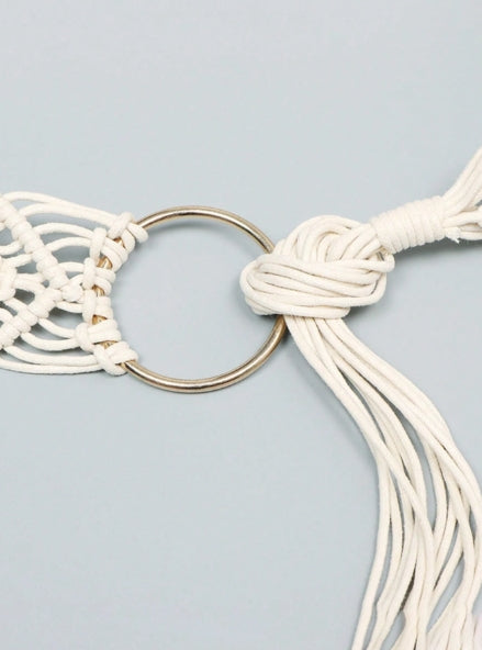 Macramé Boho Belt