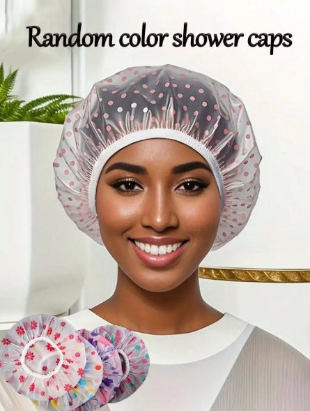 1pc Reusable Waterproof Shower Cap