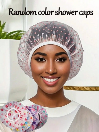 1pc Reusable Waterproof Shower Cap
