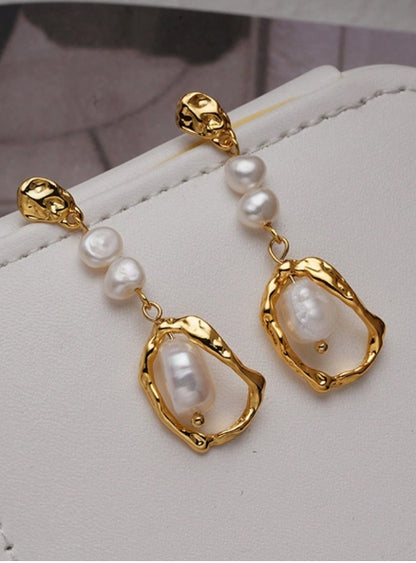 Pearl Tide Statement Earrings