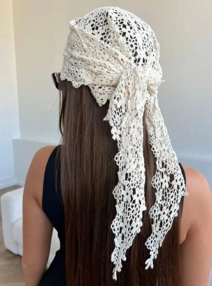 Coastal Lace Head Scarf