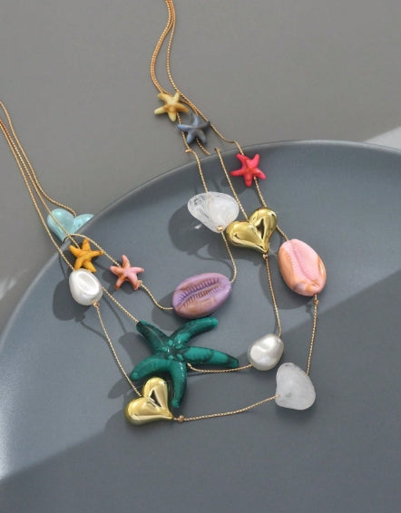1pc Summer Multi-layer Necklace