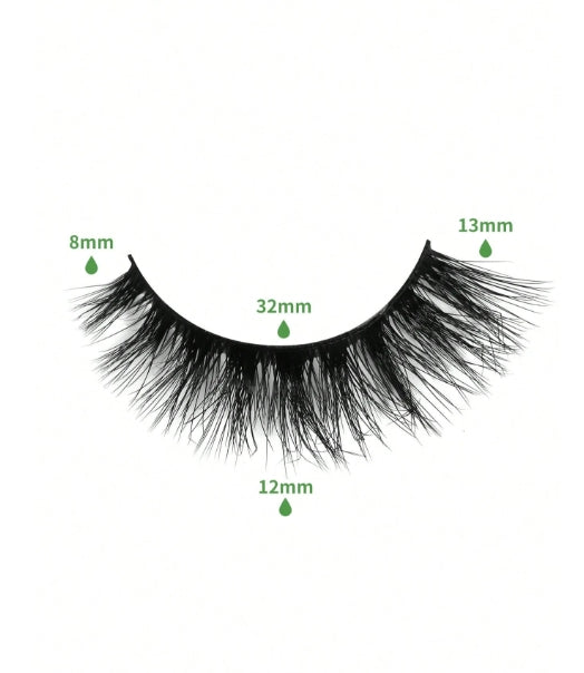 MAANGE Natural False Eyelashes - 1 Pair