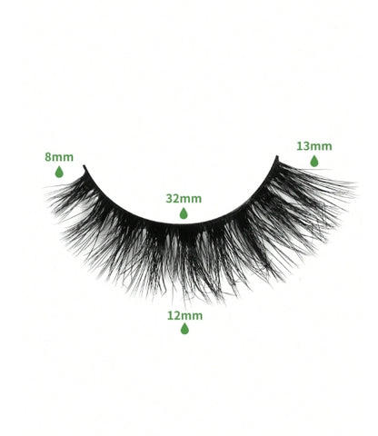 MAANGE Natural False Eyelashes - 1 Pair