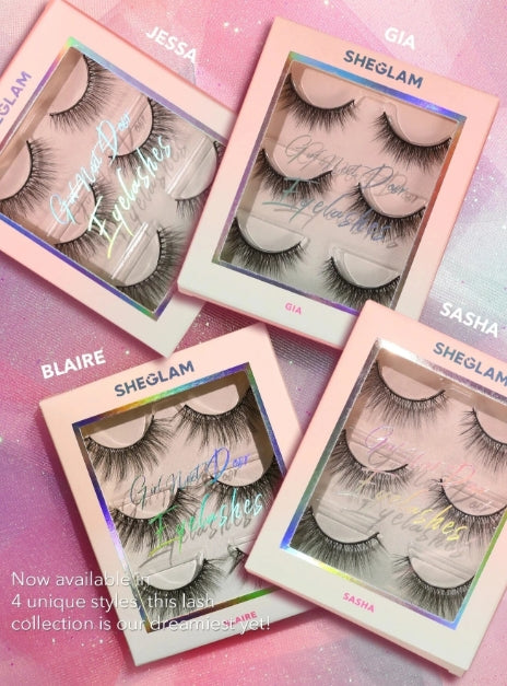 SHEGLAM Girl Next Door Natural False Eyelashes - Gia