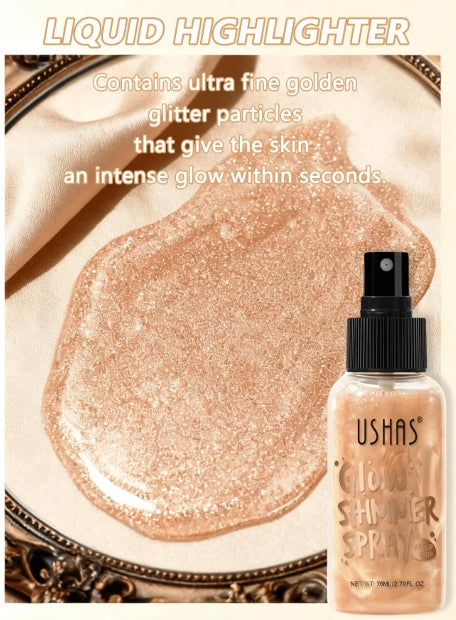 Ushas Glow Shimmer Spray