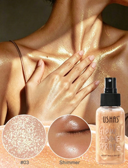 Ushas Glow Shimmer Spray