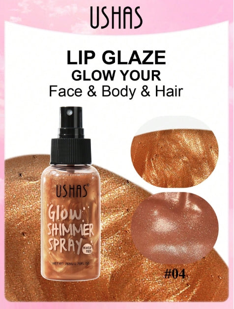 Ushas Glow Shimmer Spray