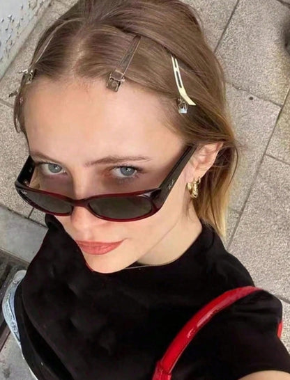 1 Pair Iconic Silver Hair Clip