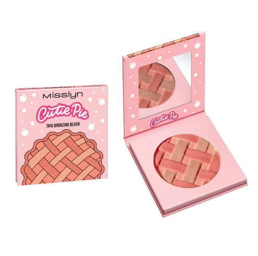 MISSLYN Cutie Pie Trio Bronzing Blush - 2F Half Baked 8g