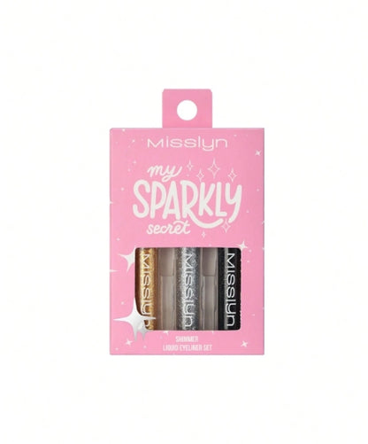 MISSLYN My Sparkly Secret Shimmer Liquid Eyeliner Set - 3pcs