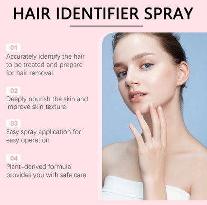Facial Hair Removal Spray 100ml + 4pcs Eyebrows Razor