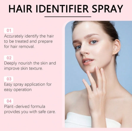 Facial Hair Removal Spray 100ml + 4pcs Eyebrows Razor