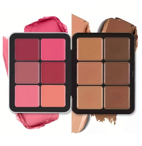 12 colors cream makeup palette