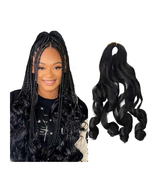 French Curly Braiding Hair
