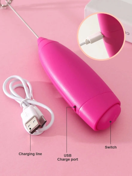 1pc Rechargeable Hand Mixer