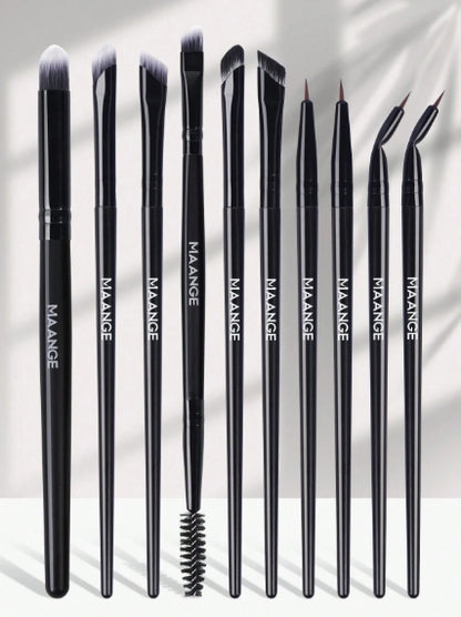 MAANGE 10pcs Small Makeup Brushes