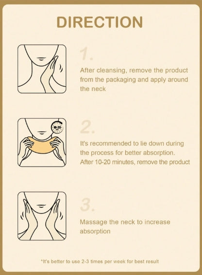 SLOWSUNDAY™ Collagen Neck Mask 20g*5pcs