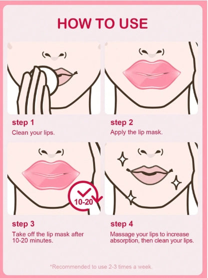 SLOWSUNDAY™ Peach Moisturizing Lip Mask 5pcs