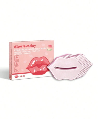 SLOWSUNDAY™ Peach Moisturizing Lip Mask 5pcs