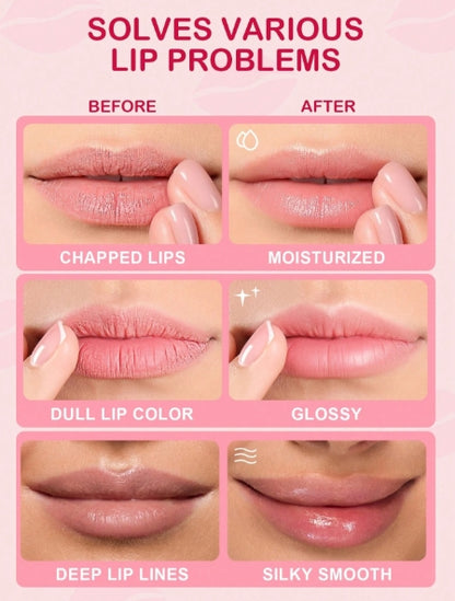 SLOWSUNDAY™ Strawberry Moisturizing Lip Mask 5pcs