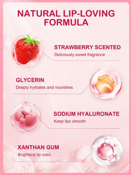 SLOWSUNDAY™ Strawberry Moisturizing Lip Mask 5pcs