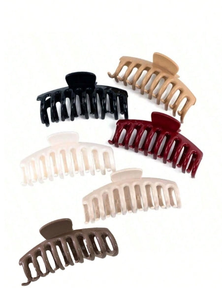 1pc Silicone Hair Claw - 10 cm (Random Shape)