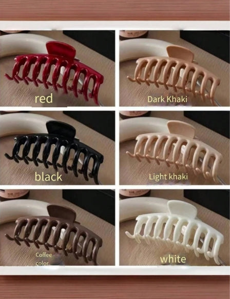 1pc Silicone Hair Claw - 10 cm (Random Shape)