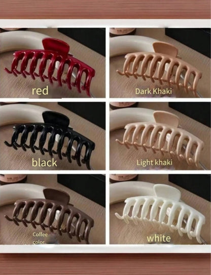 1pc Silicone Hair Claw - 10 cm (Random Shape)