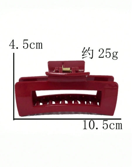 1pc Silicone Hair Claw - 10 cm (Random Shape)