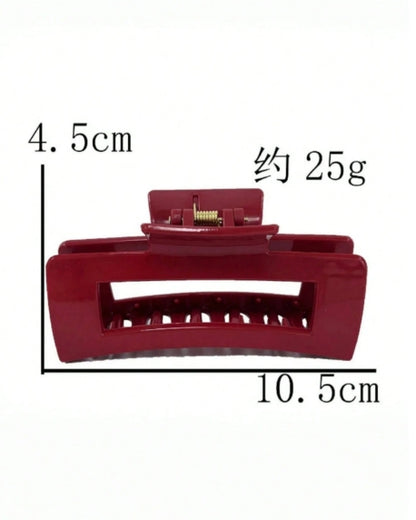 1pc Silicone Hair Claw - 10 cm (Random Shape)