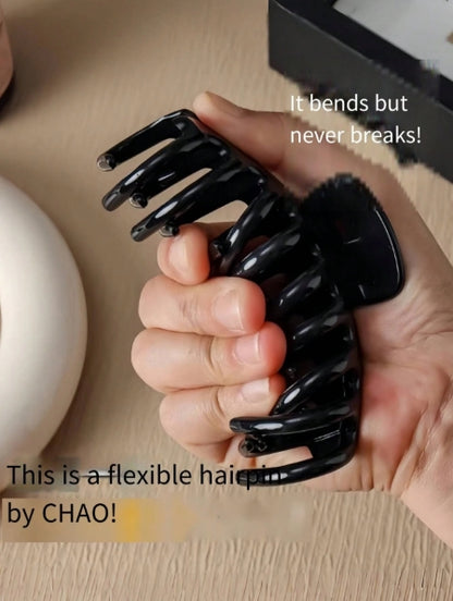 1pc Silicone Hair Claw - 10 cm (Random Shape)