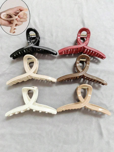 1pc Silicone Hair Claw - 12 cm