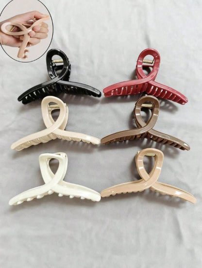 1pc Silicone Hair Claw - 12 cm