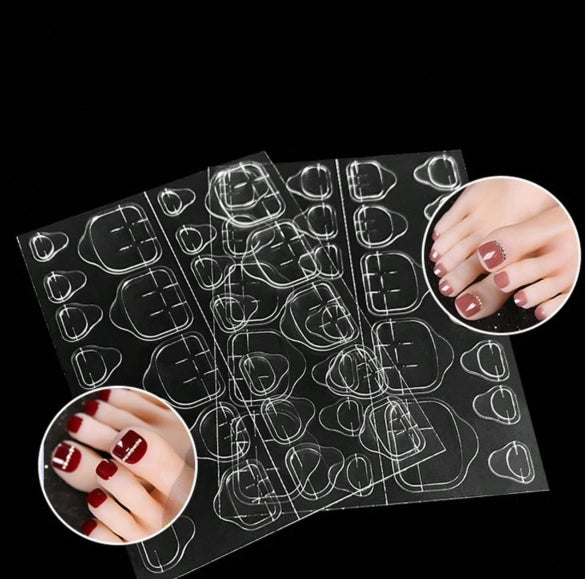 1.200 pcs Nail Adhesive Stickers + Box