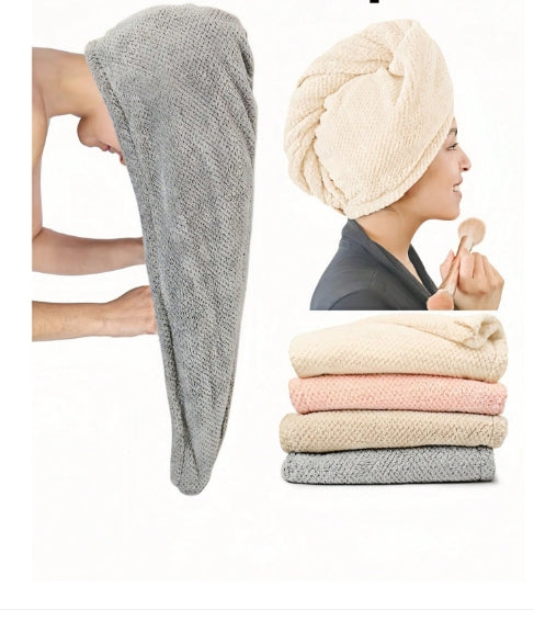 1pc Microfiber Hair Towel