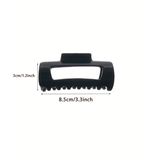 1pc Silicone Hair Claw - 12 cm